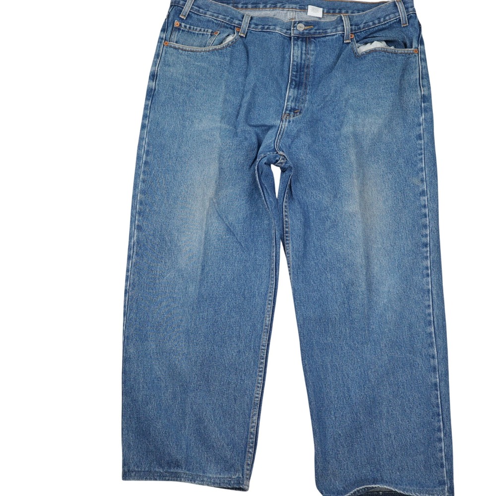 Levi's 550 Jeans Men 42W 30L ACT 28L Blue Relaxed Classic Denim Normcore VTG